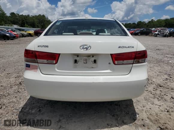 2008 Hyundai Sonata GLS with VIN 5NPET46C98H329185, listed as a Copart auction lot 61147955 with 202,967 mi miles and Salvage title. Bid and sale history available at DreamBid. Image 6.