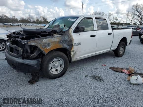 2016 Ram 1500 Tradesman с VIN 1C6RR7SMXGS174511, выставлен на аукционе Copart как лот 43504455 с пробегом Не указан миль и Списание • Salvage title. История ставок и продаж доступна на DreamBid. Изображение 1.