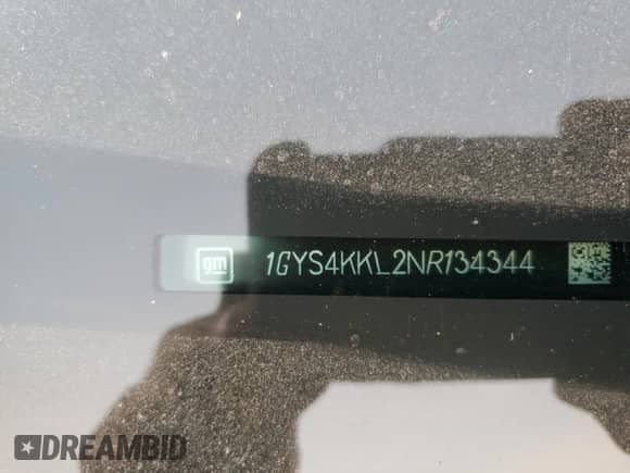 2022 Cadillac Escalade ESV Premium Luxury with VIN 1GYS4KKL2NR134344, listed as a Copart auction lot 79255164 with 96,482 mi miles and Salvage title. Bid and sale history available at DreamBid. Image 13.