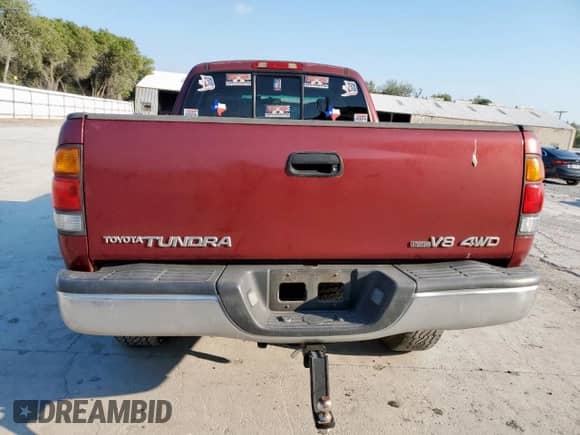 2002 Toyota Tundra SR5 z VIN 5TBBT44142S265166, wystawiony jako Copart lot #84980595 z przebiegiem 187 347 mil mil oraz Szkoda całkowita • Salvage title. Historia ofert i sprzedaży dostępna na DreamBid. Obrazek 6.