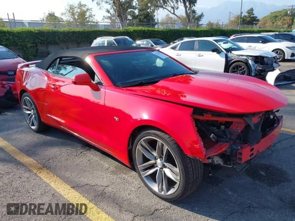 2017 Chevrolet Camaro 1LT with VIN 1G1FB3DS7H0205224, listed as a IAAI auction lot 43278304 with 132,015 mi miles and . Bid and sale history available at DreamBid. Image 1.