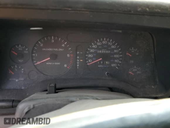 1994 Dodge 1500 with VIN 3B7HC16Y5RM530651, listed as a Copart auction lot 74453654 with 83,562 mi miles and Salvage title. Bid and sale history available at DreamBid. Image 9.