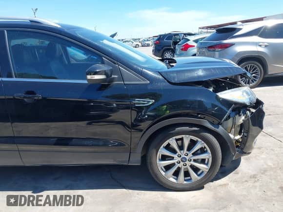 2017 Ford Escape Titanium with VIN 1FMCU0J97HUE26024, listed as a IAAI auction lot 42828848 with 67,634 mi miles and . Bid and sale history available at DreamBid. Image 18.