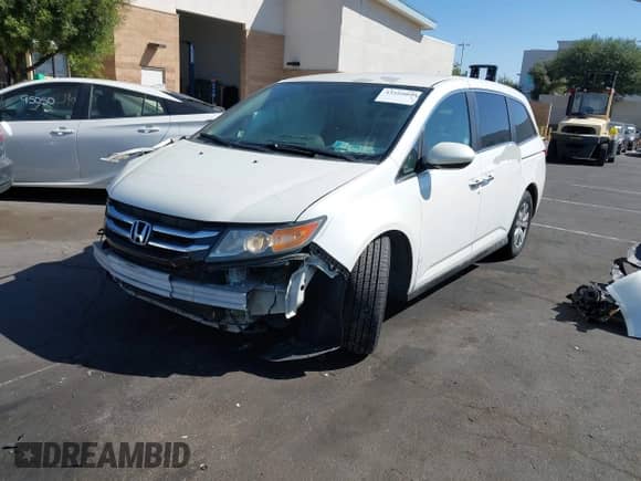 2014 Honda Odyssey EX с VIN 5FNRL5H48EB074424, выставлен на аукционе IAAI как лот 43355069 с пробегом 112 855 миль миль и . История ставок и продаж доступна на DreamBid. Изображение 2.