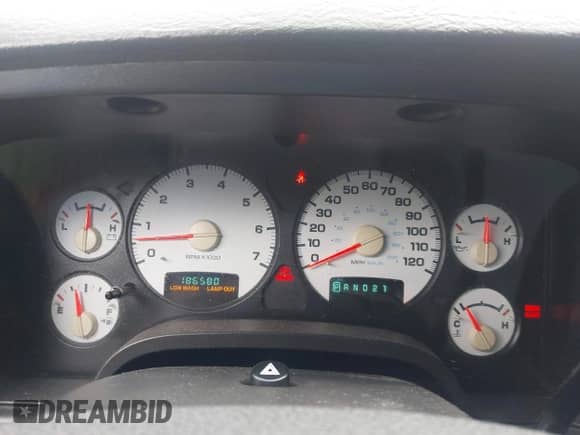 2005 Dodge 1500 SLT with VIN 1D7HU18N35S251965, listed as a IAAI auction lot 43019121 with 186,580 mi miles and . Bid and sale history available at DreamBid. Image 7.