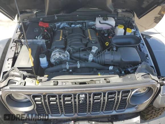 2025 Jeep Wrangler Rubicon 392 с VIN 1C4RJXSJ9SW542877, выставлен на аукционе Copart как лот 63517075 с пробегом 533 миль миль и Списание • Salvage title. История ставок и продаж доступна на DreamBid. Изображение 12.