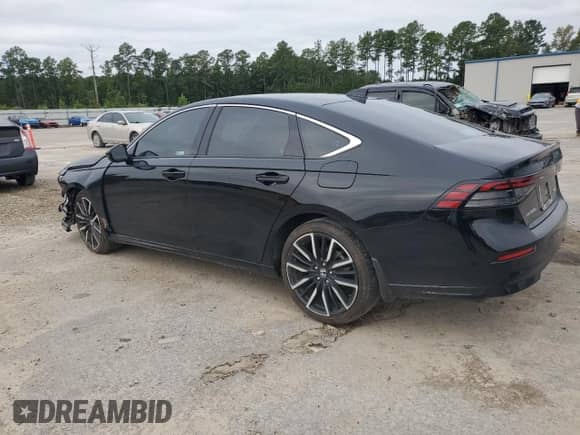 2023 Honda Accord Touring с VIN 1HGCY2F8XPA028621, выставлен на аукционе Copart как лот 71253245 с пробегом 29 547 миль миль и Списание • Salvage title. История ставок и продаж доступна на DreamBid. Изображение 2.