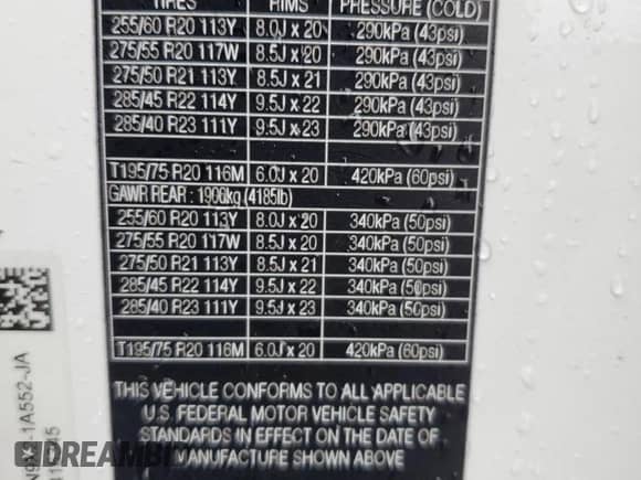 2024 Land Rover Range Rover Sport SE with VIN SAL1P9EU8RA416345, listed as a Copart auction lot 70924925 with 18,386 mi miles and Salvage title. Bid and sale history available at DreamBid. Image 14.