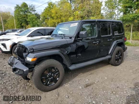 2023 Jeep Wrangler Sahara Altitude с VIN 1C4HJXENXPW619113, выставлен на аукционе Copart как лот 81230015 с пробегом 18 305 миль миль и Списание • Salvage title. История ставок и продаж доступна на DreamBid. Изображение 1.