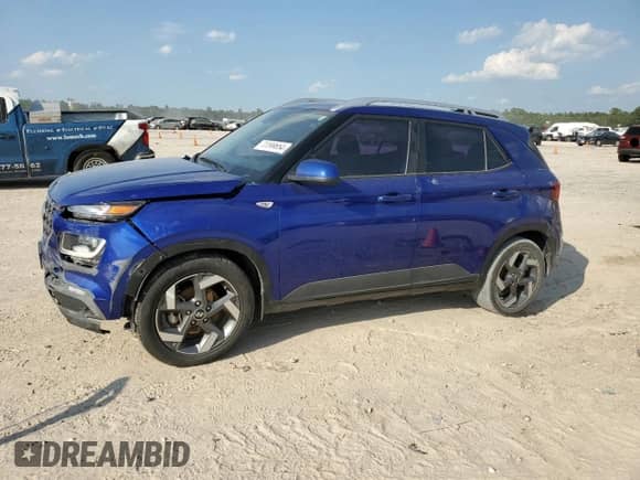 2022 Hyundai Venue SEL с VIN KMHRC8A35NU186278, выставлен на аукционе Copart как лот 72399654 с пробегом 45 215 миль миль и Списание • Salvage title. История ставок и продаж доступна на DreamBid. Изображение 1.