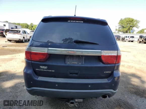 2013 Dodge Durango Crew with VIN 1C4RDHDG3DC680546, listed as a Copart auction lot 68221125 with 286,321 mi miles and Salvage title. Bid and sale history available at DreamBid. Image 6.