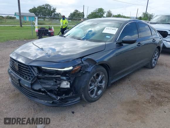 2024 Honda Accord EX с VIN 1HGCY1F39RA053706, выставлен на аукционе IAAI как лот 43137094 с пробегом 7 359 миль миль и . История ставок и продаж доступна на DreamBid. Изображение 2.