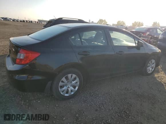 2012 Honda Civic with VIN 2HGFB2E28CH033291, listed as a Copart auction lot 81520085 with 162,842 mi miles and Clean title. Bid and sale history available at DreamBid. Image 3.
