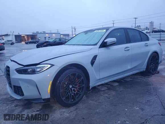 2023 BMW M3 с VIN WBS53AY03PFN80285, выставлен на аукционе Copart как лот 82807034 с пробегом 2 117 миль миль и Чистый • Clean title. История ставок и продаж доступна на DreamBid. Изображение 1.