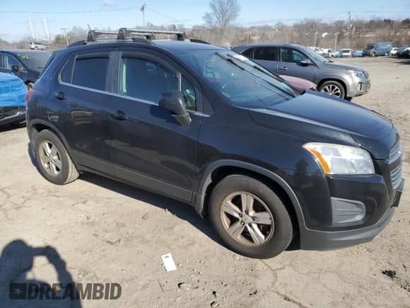 2015 Chevrolet Trax LT with VIN KL7CJLSB8FB146506, listed as a Copart auction lot 46217045 with Not provided miles and Clean title. Bid and sale history available at DreamBid. Image 4.
