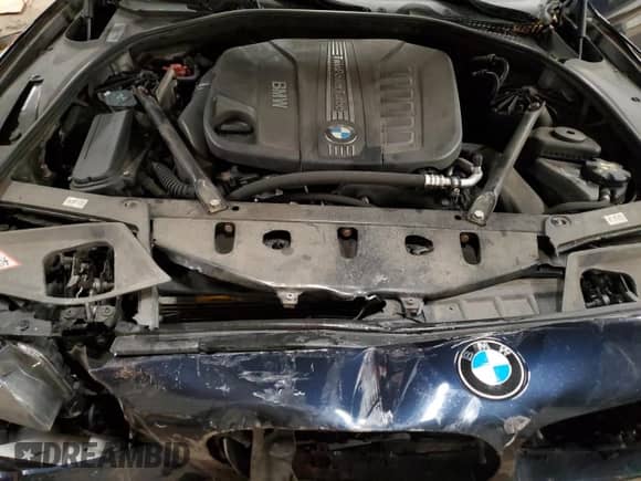 2015 BMW 5 Series 535d xDrive z VIN WBAFV3C51FD687119, wystawiony jako Copart lot #48310025 z przebiegiem 132 983 mil mil oraz Szkoda całkowita • Salvage title. Historia ofert i sprzedaży dostępna na DreamBid. Obrazek 11.