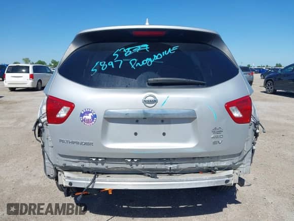 2019 Nissan Pathfinder SL with VIN 5N1DR2MM5KC589690, listed as a IAAI auction lot 42072152 with 123,579 mi miles and . Bid and sale history available at DreamBid. Image 17.