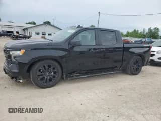2025 Chevrolet Silverado 1500 RST with VIN 2GCUKEED5S1134546, listed as a Copart auction lot 60428855 with 5,390 mi miles and Salvage title. Bid and sale history available at DreamBid. Image 1.