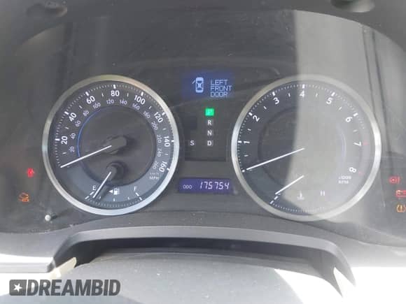 2011 Lexus IS 250 with VIN JTHCF5C20B5049547, listed as a IAAI auction lot 42506878 with 175,754 mi miles and . Bid and sale history available at DreamBid. Image 7.