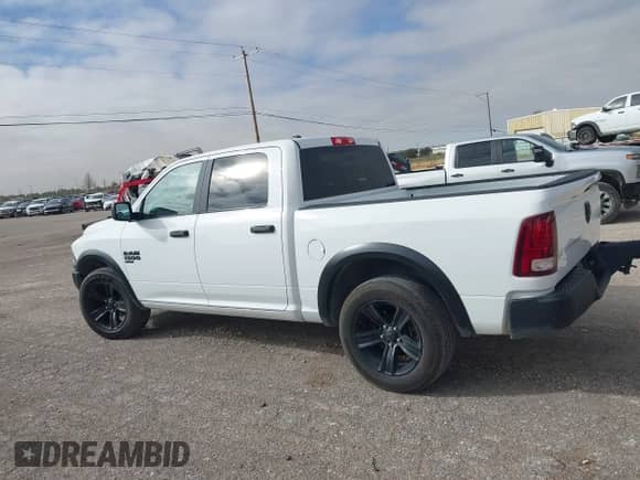 2024 Ram 1500 Warlock with VIN 1C6RR6LG9RS142543, listed as a IAAI auction lot 43541628 with 49,632 mi miles and . Bid and sale history available at DreamBid. Image 14.
