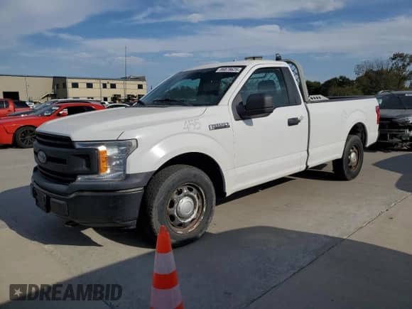 2018 Ford F-150 XL z VIN 1FTMF1CB7JKE60751, wystawiony jako Copart lot #86878625 z przebiegiem 33 231 mil mil oraz Czysty tytuł • Clean title. Historia ofert i sprzedaży dostępna na DreamBid. Obrazek 1.