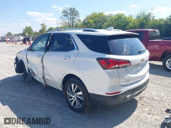 2024 Chevrolet Equinox Premier с VIN 3GNAXXEG6RL153794, выставлен на аукционе IAAI как лот 43224343 с пробегом 24 339 миль миль и . История ставок и продаж доступна на DreamBid. Изображение 3.