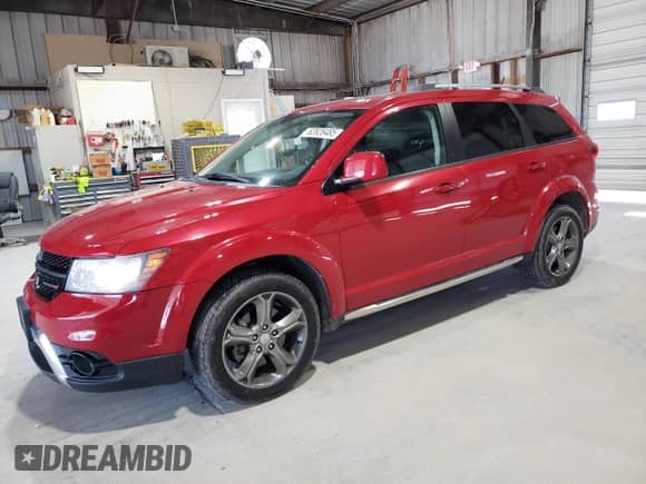 2017 Dodge Journey Crossroad Plus with VIN 3C4PDDGG9HT517440, listed as a Copart auction lot 62826485 with 50,491 mi miles and Salvage title. Bid and sale history available at DreamBid. Image 1.