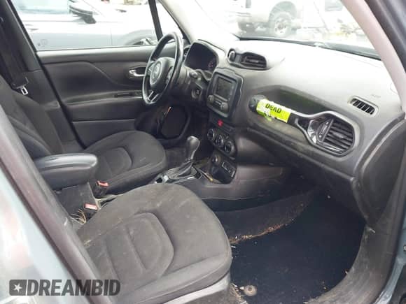 2017 Jeep Renegade Altitude with VIN ZACCJBBB0HPG46424, listed as a IAAI auction lot 43255713 with 110,345 mi miles and . Bid and sale history available at DreamBid. Image 5.