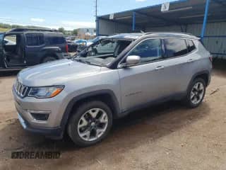 2019 Jeep Compass Limited with VIN 3C4NJDCB8KT767625, listed as a Copart auction lot 70558285 with 71,390 mi miles and Salvage title. Bid and sale history available at DreamBid. Image 1.
