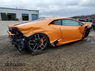 2015 Lamborghini Huracan с VIN ZHWUC1ZFXFLA02670, выставлен на аукционе Copart как лот 51520085 с пробегом 13 839 миль миль и Списание • Salvage title. История ставок и продаж доступна на DreamBid. Изображение 3.