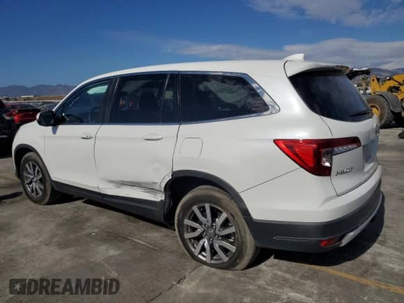 2021 Honda Pilot EX-L с VIN 5FNYF5H51MB026872, выставлен на аукционе Copart как лот 86264775 с пробегом 46 461 миль миль и Списание • Salvage title. История ставок и продаж доступна на DreamBid. Изображение 2.