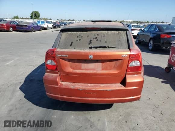2008 Dodge Caliber SXT with VIN 1B3HB48B28D671069, listed as a Copart auction lot 81254065 with 171,879 mi miles and Salvage title. Bid and sale history available at DreamBid. Image 6.