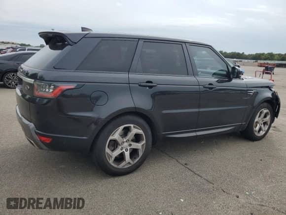 2018 Land Rover Range Rover Sport HSE with VIN SALWR2RV9JA406910, listed as a Copart auction lot 81054835 with 46,160 mi miles and Salvage title. Bid and sale history available at DreamBid. Image 3.
