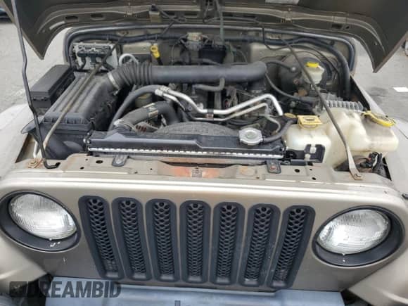 2004 Jeep Wrangler Sahara с VIN 1J4FA59S84P801582, выставлен на аукционе Copart как лот 64183535 с пробегом 127 213 миль миль и Списание • Salvage title. История ставок и продаж доступна на DreamBid. Изображение 11.