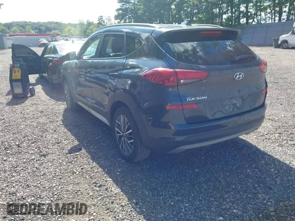 2021 Hyundai Tucson Sport with VIN KM8J3CAL3MU380600, listed as a IAAI auction lot 43050098 with 37,378 mi miles and . Bid and sale history available at DreamBid. Image 3.