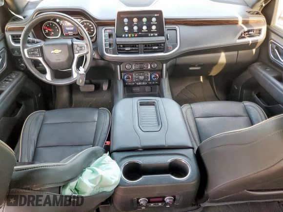 2021 Chevrolet Tahoe Premier с VIN 1GNSKSKDXMR141794, выставлен на аукционе Copart как лот 61998235 с пробегом 47 834 миль миль и Списание • Salvage title. История ставок и продаж доступна на DreamBid. Изображение 8.