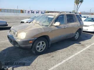 2003 Hyundai Santa Fe GLS with VIN KM8SC13D13U484189, listed as a Copart auction lot 59818825 with 146,274 mi miles and Clean title. Bid and sale history available at DreamBid. Image 1.