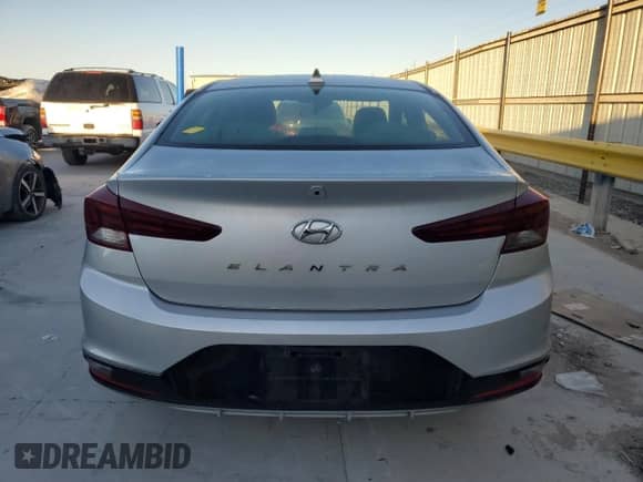 2019 Hyundai Elantra SEL with VIN KMHD84LF7KU742016, listed as a Copart auction lot 82665445 with 133,076 mi miles and Clean title. Bid and sale history available at DreamBid. Image 6.