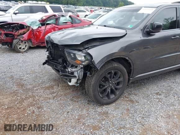 2019 Dodge Durango GT Plus with VIN 1C4RDJDG7KC848130, listed as a IAAI auction lot 42933498 with 90,361 mi miles and . Bid and sale history available at DreamBid. Image 6.