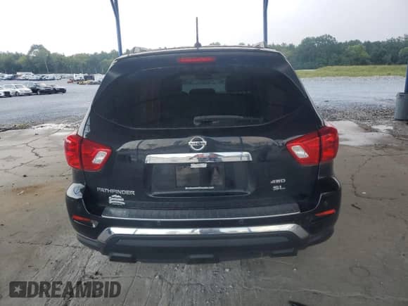 2018 Nissan Pathfinder SV with VIN 5N1DR2MM6JC656795, listed as a Copart auction lot 69235265 with 116,594 mi miles and Salvage title. Bid and sale history available at DreamBid. Image 6.