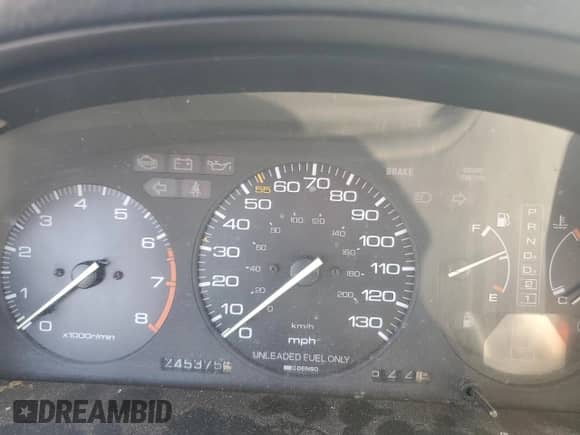 1990 Honda Accord LX with VIN JHMCB7652LC076386, listed as a Copart auction lot 57727165 with 245,375 mi miles and Salvage title. Bid and sale history available at DreamBid. Image 9.