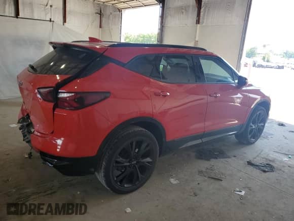 2021 Chevrolet Blazer RS с VIN 3GNKBERS2MS565490, выставлен на аукционе Copart как лот 61834115 с пробегом 46 265 миль миль и Списание • Salvage title. История ставок и продаж доступна на DreamBid. Изображение 3.