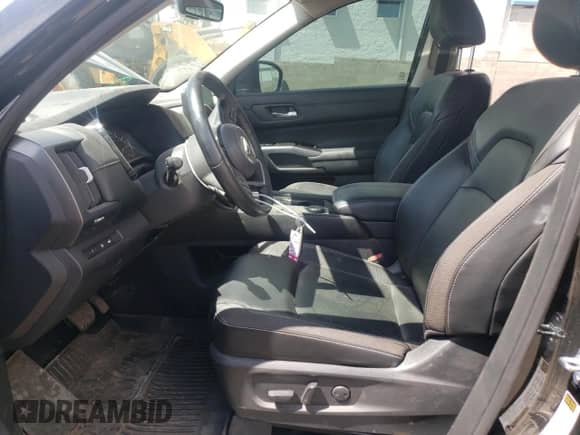 2023 Nissan Pathfinder SL with VIN 5N1DR3CCXPC232043, listed as a Copart auction lot 60051935 with 38,506 mi miles and Salvage title. Bid and sale history available at DreamBid. Image 7.