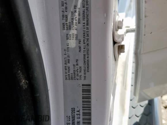 2021 Ram 1500 Big Horn z VIN 1C6SRFFT0MN807203, wystawiony jako Copart lot #85558825 z przebiegiem 161 328 mil mil oraz Czysty tytuł • Clean title. Historia ofert i sprzedaży dostępna na DreamBid. Obrazek 13.