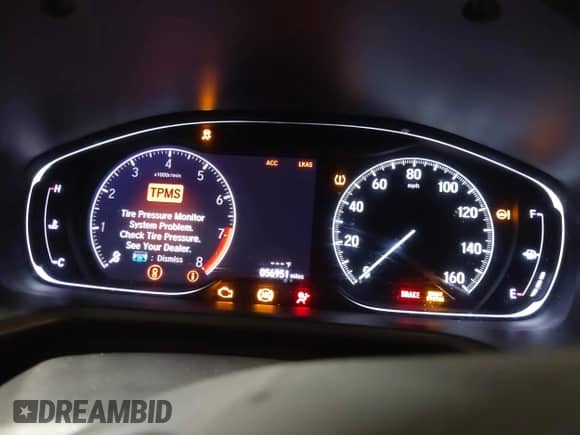 2019 Honda Accord Sport with VIN 1HGCV2E39KA007542, listed as a IAAI auction lot 41482333 with 56,951 mi miles and . Bid and sale history available at DreamBid. Image 14.