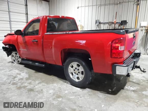 2009 Chevrolet Silverado 1500 Work Truck with VIN 1GCEC14X69Z196819, listed as a Copart auction lot 55151385 with 130,984 mi miles and Salvage title. Bid and sale history available at DreamBid. Image 2.