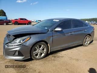 2018 Hyundai Sonata Sport Plus with VIN 5NPE34AF6JH627605, listed as a Copart auction lot 49632315 with 148,632 mi miles and Salvage title. Bid and sale history available at DreamBid. Image 1.