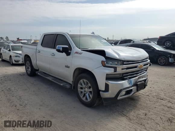 2020 Chevrolet Silverado 1500 LTZ z VIN 3GCUYGET4LG382135, wystawiony jako Copart lot #80745574 z przebiegiem 68 916 mil mil oraz Szkoda całkowita • Salvage title. Historia ofert i sprzedaży dostępna na DreamBid. Obrazek 4.
