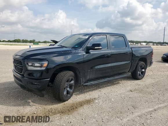 2019 Ram 1500 Big Horn z VIN 1C6RRFFG5KN919994, wystawiony jako Copart lot #63925495 z przebiegiem 89 556 mil mil oraz Czysty tytuł • Clean title. Historia ofert i sprzedaży dostępna na DreamBid. Obrazek 1.