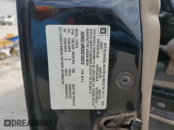 1999 Chevrolet Tahoe с VIN 3GNEC18R3XG165012, выставлен на аукционе Copart как лот 75803204 с пробегом 227 608 миль миль и Списание • Salvage title. История ставок и продаж доступна на DreamBid. Изображение 13.